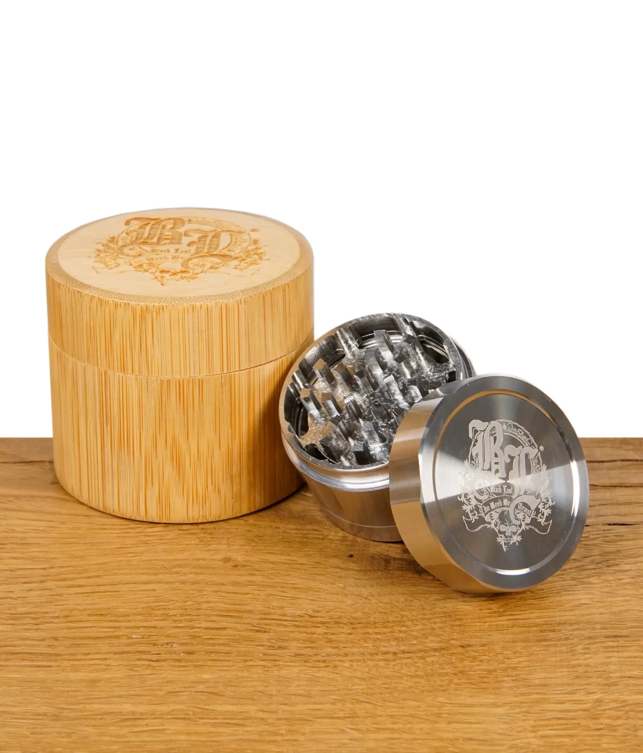 Black Leaf Edelstahl Grinder Ø49mm, 3-tlg.