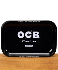 Alternative view of OCB Rolling Tray Premium Black Small