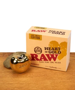 Alternative view of RAW Heart of Gold Cone Holder