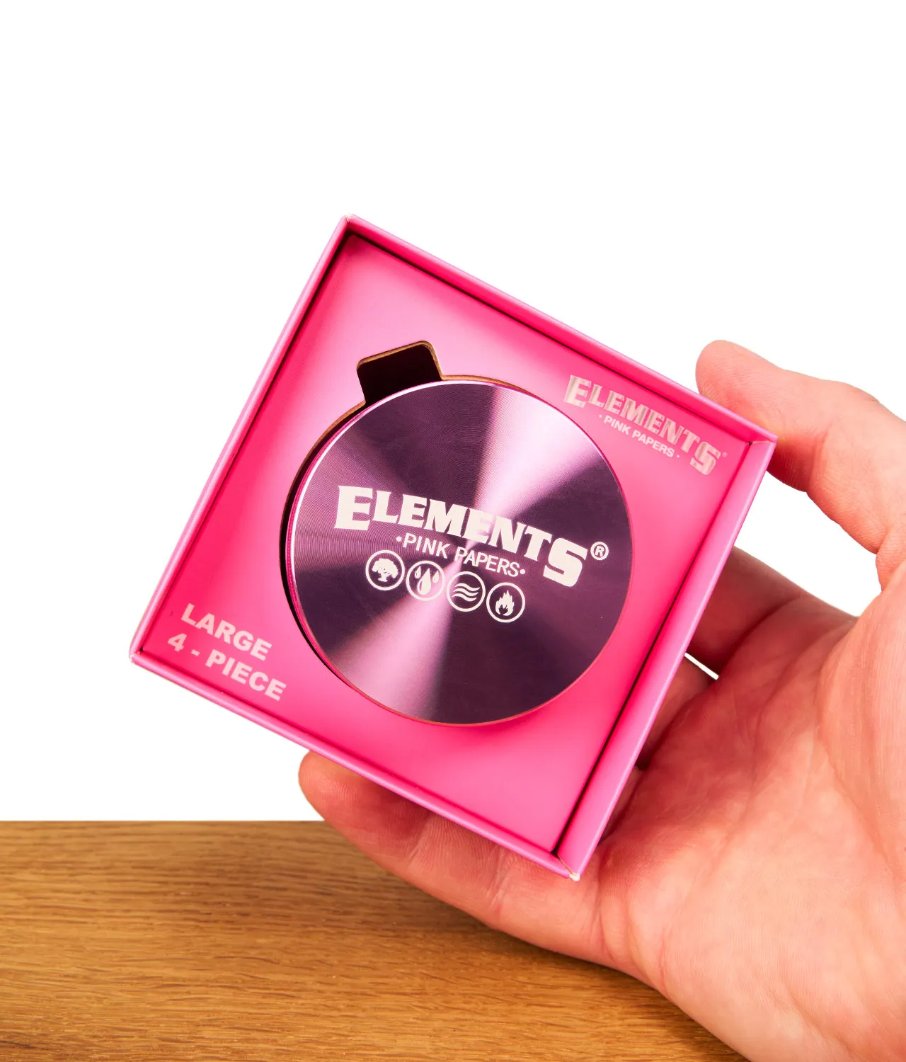 Elements Aluminium Grinder Pink 4-teilig Ø60mm – Bild 8