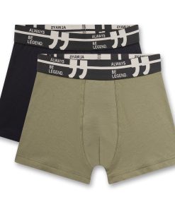 Alternative view of Hipshorts Doppelpack (hellkhaki) von Sanetta