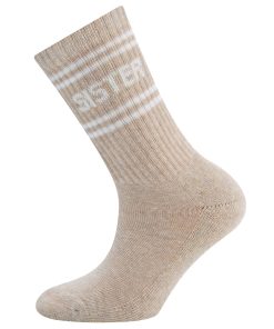 Tennissocken Kinder „Sister“ (dkl. beige mel.)