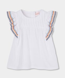 Kurzes Kleid Fantasie (weiss) von Boboli