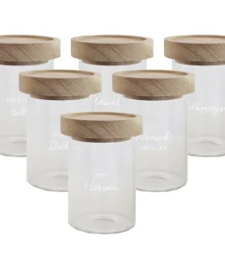 Mini-Vorratsgläser „Für dich“ (6er-Set)