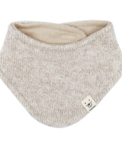 Dreiecktuch, Teddy Optik (beigemeliert)