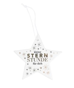 Alternative view of Glücksstern Aufhänger „Kleine Sternstunde für dich“