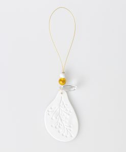 Glasornament „Zweig“ aus Porzellan