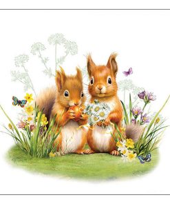 Ambiente Little Squirrels Servietten