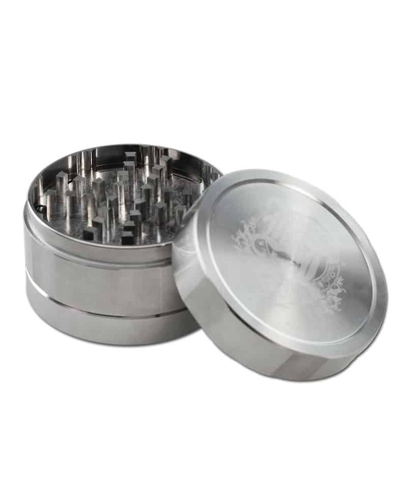 Black Leaf Edelstahl Grinder 3-tlg. Ø59mm – Bild 3