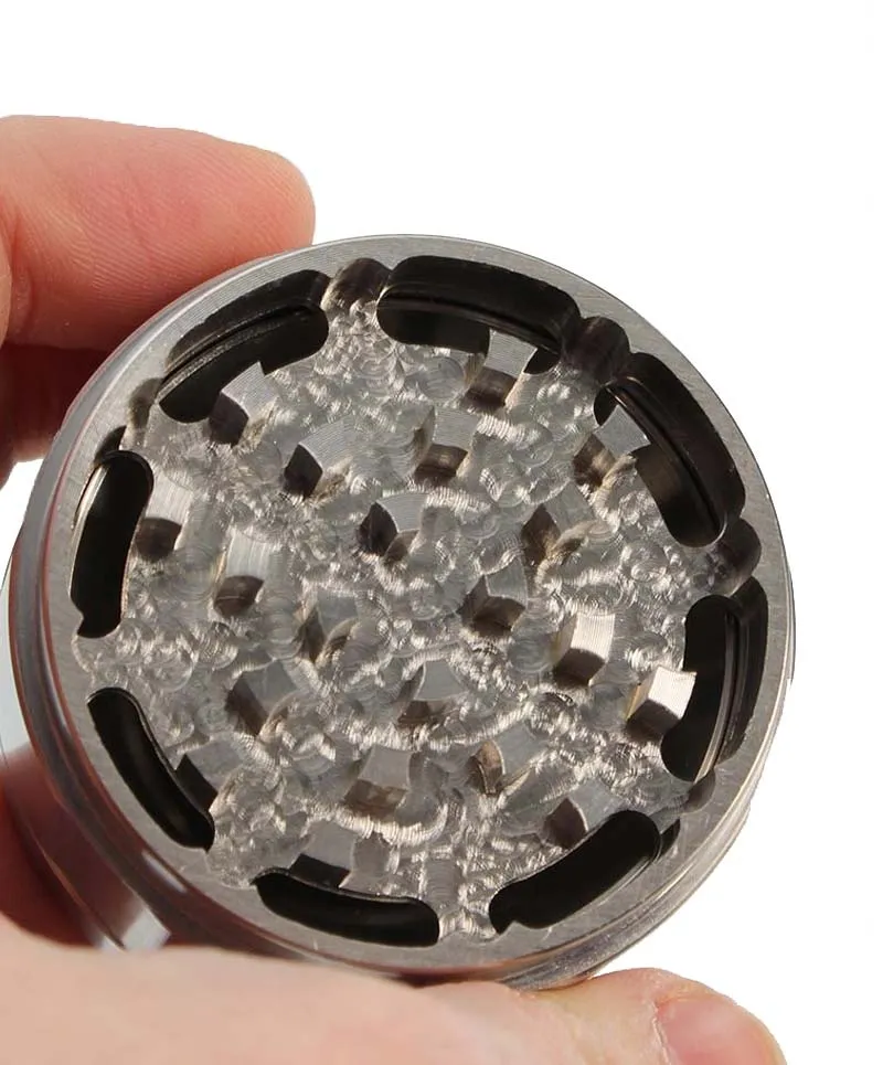 Black Leaf Edelstahl Grinder 3-tlg. Ø59mm – Bild 4