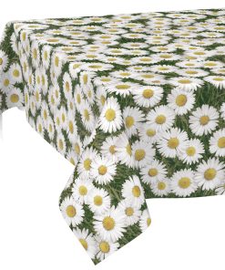 Wachstischdecke Wachstuch Tischdecke Wachstuch Meterware Tischdecke abwaschbar Gartentischdecke Kamillen