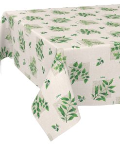 Wachstischdecke Wachstuch Tischdecke Wachstuch Meterware Tischdecke abwaschbar Gartentischdecke Kräuter