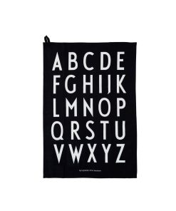 Alternative view of Design Letters Geschirrtuch Schwarz A-Z (2er Set)