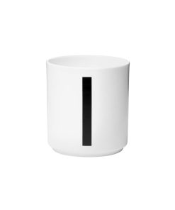 DesignLetters Porzellan-Becher I Weiß