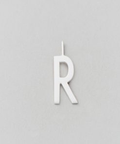 Alternative view of Design Letters Buchstabe R (16 mm) Silber