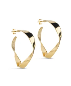 Alternative view of Enamel Ohrringe Scarlet L Gold