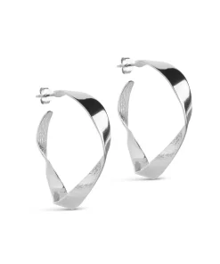 Alternative view of Enamel Ohrringe Scarlet L Silber