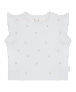 Alternative view of Top mit Rüschenärmeln „Hearts“