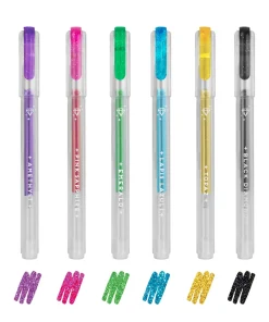 Glitzernde Mini Gelstifte „Shine Like a Diamond“ (6er Set)