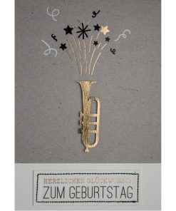 Alternative view of Glücksgrußkarte „Herzlichen Glückwunsch“