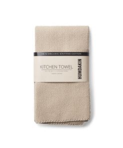 Alternative view of Humdakin Handtuch Knitted Light Stone