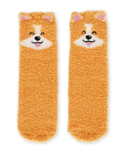 Anti Rutsch Socken Corgi, „It’s a match!“