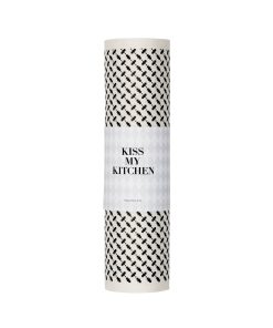 KMK Schwammtuch-Rolle Pali Schwarz-Weiß