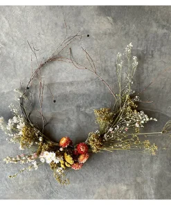 Alternative view of Kranz aus Trockenblumen Almez