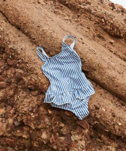 Badeanzug „Amara Stripe“ (Y/D stripe Riverside / Creme de la creme)