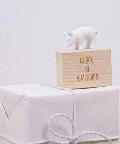 Glück im Kästchen „Glücksschwein“