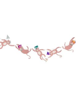 Affen-Glückwunschkarte & -Girlande von Meri Meri