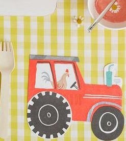 Alternative view of Traktor-Servietten von Meri Meri