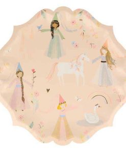 Pappteller „Prinzessinnen“ (groß) von Meri Meri