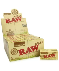 Alternative view of RAW Organic Hemp Rolls 5m 24er Box