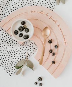 Frühstücksbrettchen Regenbogen