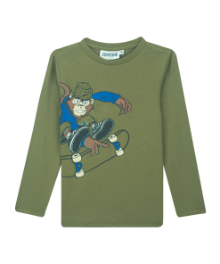 Alternative view of T-Shirt Long Sleeves WULA-SB-03-B (Khaki)