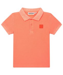Alternative view of Polo Short Sleeves WAVEY-SB-05-H (Fluo Orange)