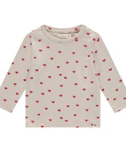 Alternative view of Baby T-Shirt Long Sleeve (pearl, Herzen) von A Tiny Story