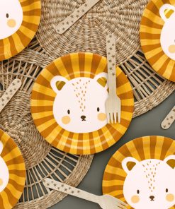 Pappteller „Löwe“