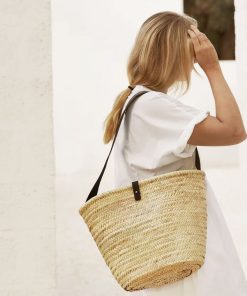 Alternative view of TineK Korb-Tasche mit Lederband Schwarz