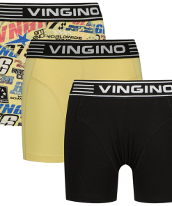 Boxer Shorts B-251-Race von Vingino (3er Packung, Summer yellow)