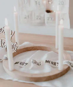 Adventskranz aus Eiche
