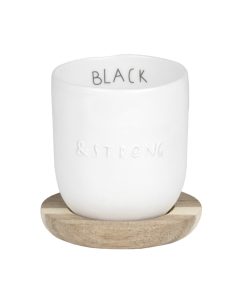 Alternative view of Kleiner Becher „Black & strong“