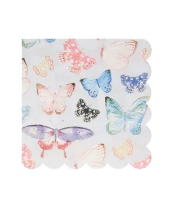 Schmetterlings-Serviette (groß) von Meri Meri