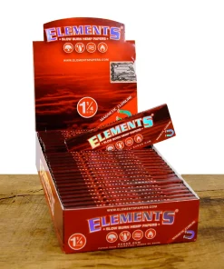 Elements Red Papers 1 1/4 Size 25er Box