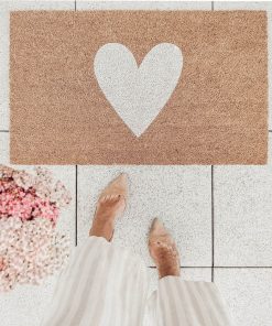 Fußmatte „Herz“ (Kokos)