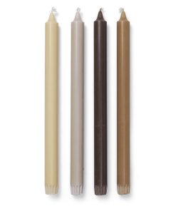 ferm Kerzen 4er-Set Beige