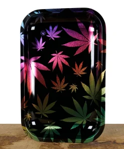 Alternative view of Fire Flow™ Rolling Tray Leaves Gradient Small