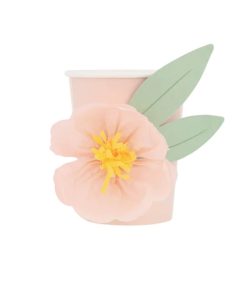 Alternative view of Pappbecher „Papierblume“ von Meri Meri