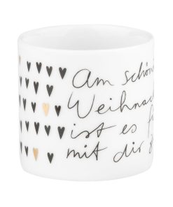 Alternative view of Teelichthalter „Mit dir zu zweit“ (Helle Freude-Kollektion)